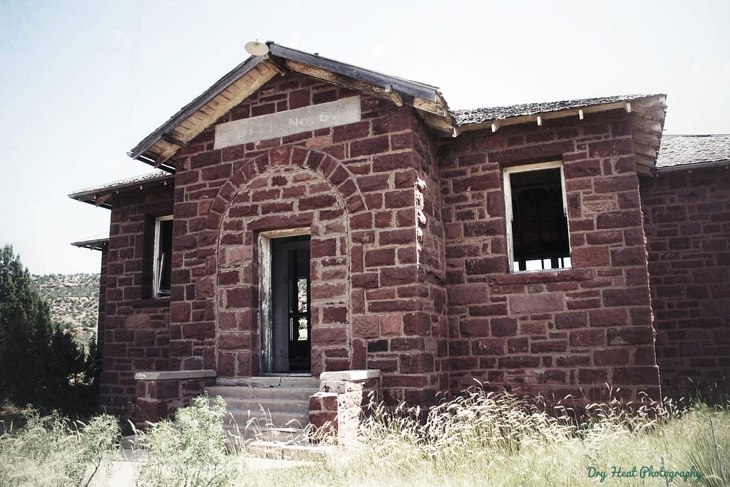This school house has recently been purchased and is currently under renovation.