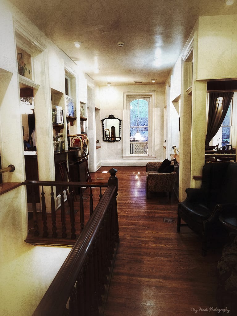 Interior shot of the 2nd floor of the Luna Mansion in Los Lunas, New Mexico.